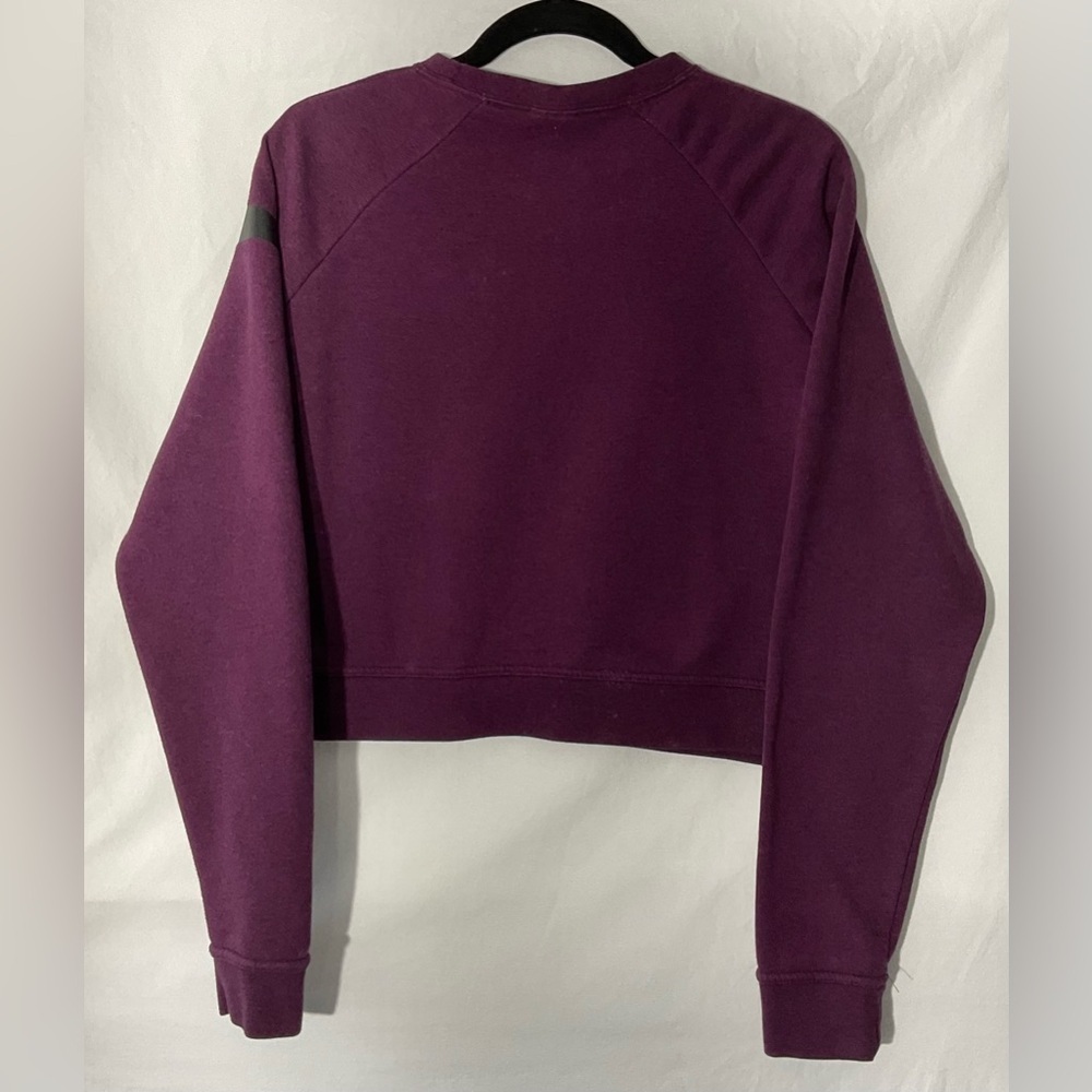 Nike Purple Boxy Crop Hoodie Long Sleeve - Picture 5 of 6